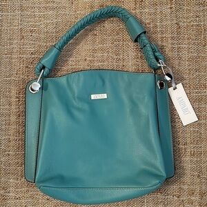 Teal Leather Women's Bag